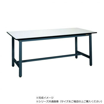 サカエ 軽量作業台SELタイプ 抗菌加工 ダークグレー 1800×600×740mm SEL-1860P