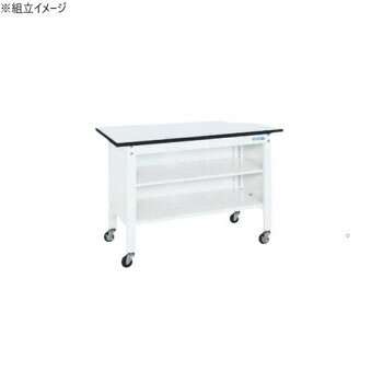 軽量な一人用の作業台本体は角パイプ(構造用鋼管)を使用しているため非常に堅牢でしかもホコリが溜まりません。※配達希望日の明記は可能ですが、確約ではございません。※この商品は8個口での出荷になります。(目安個装サイズ:46×51×6.5cm:4400g/46×101×3cm:4800g/53×71×15cm:9950g/11×106×9cm:5000g/51×104×7cm:4400g/21×101×4cm:3000g/21×101×4cm:3000g/62×123×3cm:5950g)※お届けは車上渡しとなります。※搬入場所の状況等によって搬入制限や追加料金が生じる場合があります。※法人への配送の場合は、必ず法人名をご記載ください。サイズ外寸:W1200×D600×H740mm個装サイズ：46×51×7cm重量40kg個装重量：4400g素材・材質天板種類:ポリエステル天板仕様外寸:W1200×D600×H740mmカラー:パールホワイト均等耐荷重:350kg質量:40kg天板サイズ:W1200×D600×H21mm天板種類:ポリエステル天板天板カラー:ホワイトアジャスター:樹脂製　ネジ径M12×P1.75組立式付属品中棚生産国日本fk094igrjs
