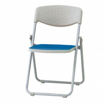 藤沢工業(TOKIO)　折畳みチェア　F-900F-S クリアブルー(ヌノ)　5脚入