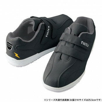 アイトス　51626 セーフティシューズ(耐油・静電・面ファスナー)(男女兼用) ブラック 25.5cm