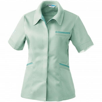 桑和 422 レディース半袖スモック Sサイズ モスグリーン(107)