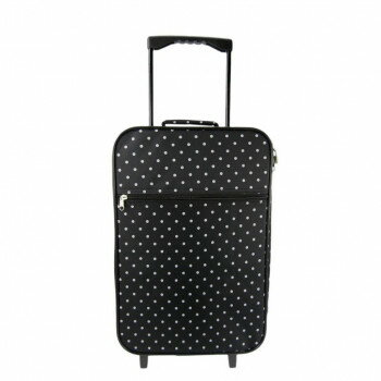 優美社　2X09-00　セロリクラブ （セロリクラブ） ドット柄キャリーバッグ ブラック×ホワイト