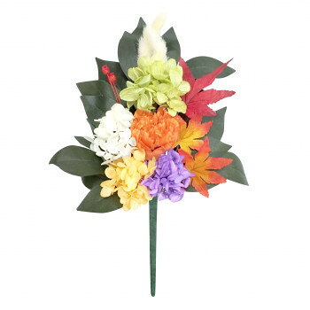 お供え用　四季仏花　プリザーブドフラワー　霜月(シモツキ)　モミジ　S　C37511S