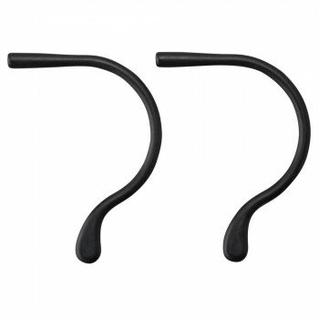 パール ソフトケーブル(縄手モダン) 子供用 ブラック 1ペア入