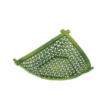 福井クラフト　5.5寸やすらぎ三角皿　若竹 51030941