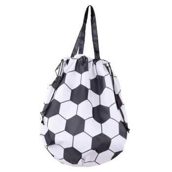 スポーツグッズの収納にもピッタリボールの形のエコバッグです。内ポケットに畳んで入れると小さなボール形に変身します。バスケットボールが入るサイズです。※生産ロット等で生地色が多少異なる場合がございます。ご了承ください。サイズW40×H45×マチ12cm(ハンドル含まず)(収納時:W12.5×L4×H12.5cm)個装サイズ：4×12.5×12.5cm重量個装重量：71g素材・材質ポリエステル仕様内ポケット付き生産国中国fk094igrjs