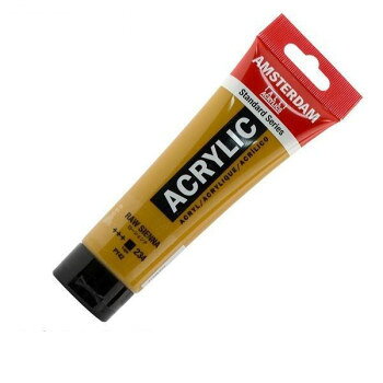 ターレンス アムステルダムアクリリックカラー120ml 234 ローシェンナ T1709-234 465030