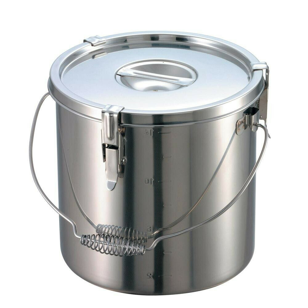 EBM 18-8 パッキン寸胴鍋(目盛付)27cm 吊付 47900