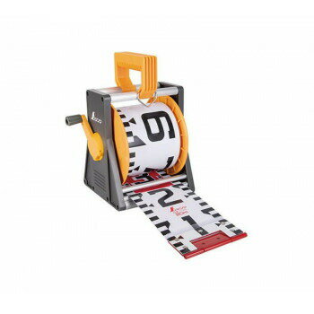 おすすめロッドテープが収納でき、巻き取り、収納、保管、持ち運びに便利です。スムーズにテープが巻き取れます。テープ接続部はワンタッチで着脱できて便利です。付属の肩掛け用ベルトを取り付けできます。サイズロッドテープリール:284×174×183mm(ハンドルを畳んだ状態)個装サイズ：31×20×19cm重量個装重量：3865g素材・材質【ロッドテープ】テープ:ガラス繊維、塩化ビニル樹脂金具:鉄【ロッドテープリール】ハンドル、板面:ABS樹脂軸棒:アルミベルト:ナイロン、鉄仕様「ロッドテープ」(目盛)表面:タテ数字、両サイド目盛、20cm赤白、1cm単位裏面:ヨコ数字、片サイド目盛、1m赤白、1cm単位標準張力:50Nテープ厚さ:0.65mm質量:2565g長さの許容差:±(1.2+0.8L)mm端面を基点とする場合±(1.2+0.8L)+0.4)mmLは測定長をメートルで表した数値「ロッドテープリール」質量:1200g(ロッドテープ収納時:3765g)生産国日本fk094igrjs