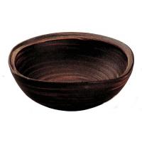 SS-P6106-05　いぶし刷毛目手洗鉢(器具付)