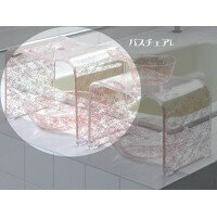 センコー バス用品 クリアローズ バスチェアL ピンク