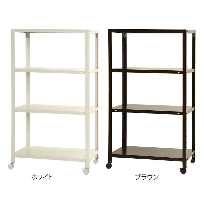 【時間指定不可】【日祝配達不可】キャスター付なので移動が簡単なスチールラックです。前方の支柱穴が少なく、穴を小さくしたスチールラックです。サイズ個装サイズ：86×47×8cm重量個装重量：3500g素材・材質スチール仕様組立品生産国日本キャスター付なので移動が簡単なスチールラックです。■お届けは2個口となります。1個口目:86×47×8cm、3500g2個口目:119×4×4cm、8320g前方の支柱穴が少なく、穴を小さくしたスチールラックです。fk094igrjs