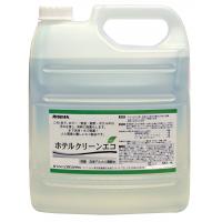 除菌・洗浄アルカリ電解水。アルカリイオンパワーで油汚れを落し、同時に除菌もします。希釈して使用するので、これ1本でホテル中の汚れを落せます。成分は水なので二度拭きはいりません。人と環境に優しいエコ製品です。内容量4Lサイズ個装サイズ：21×...