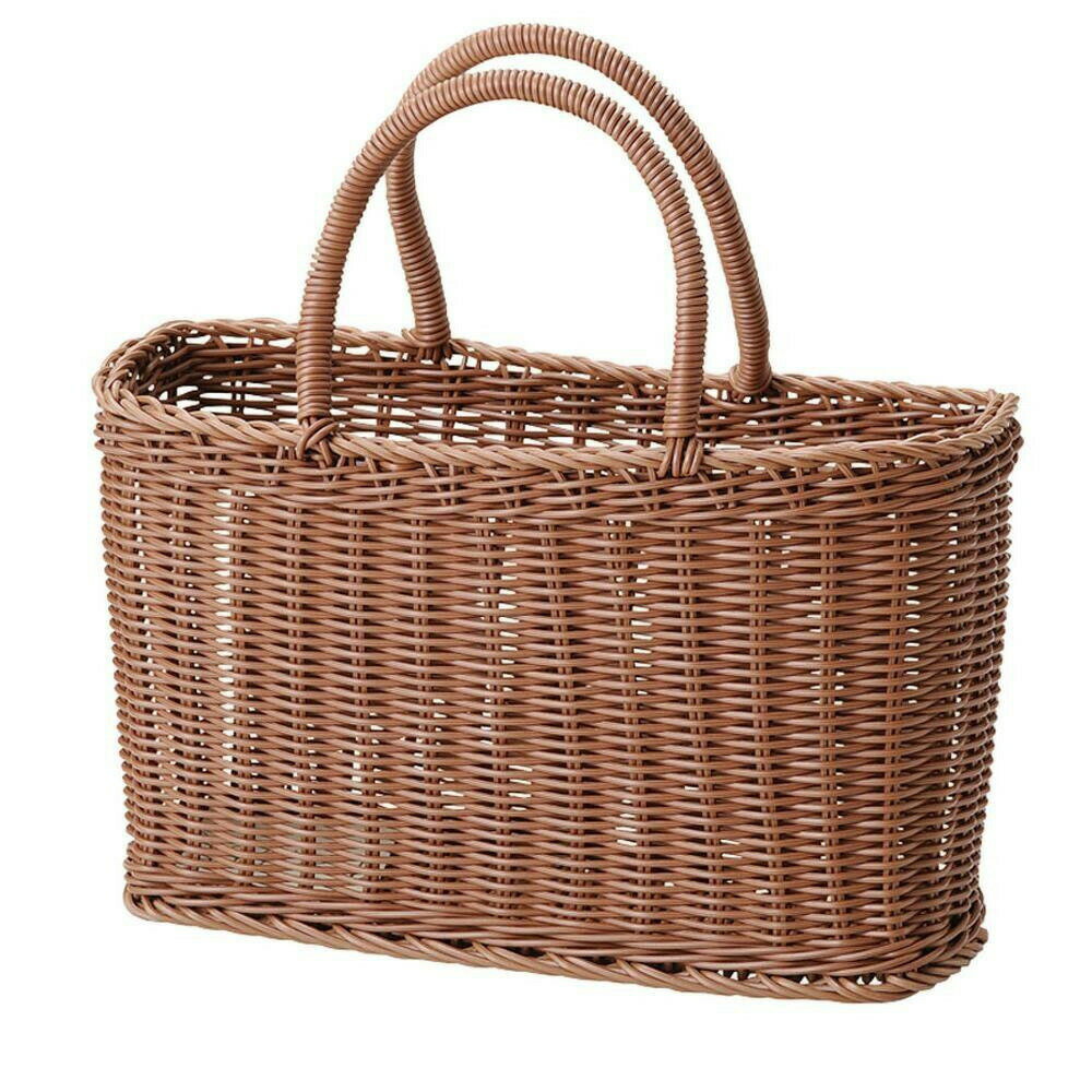 遠藤商事 PP湯かご 小 91-16 ブラウン VYK0501