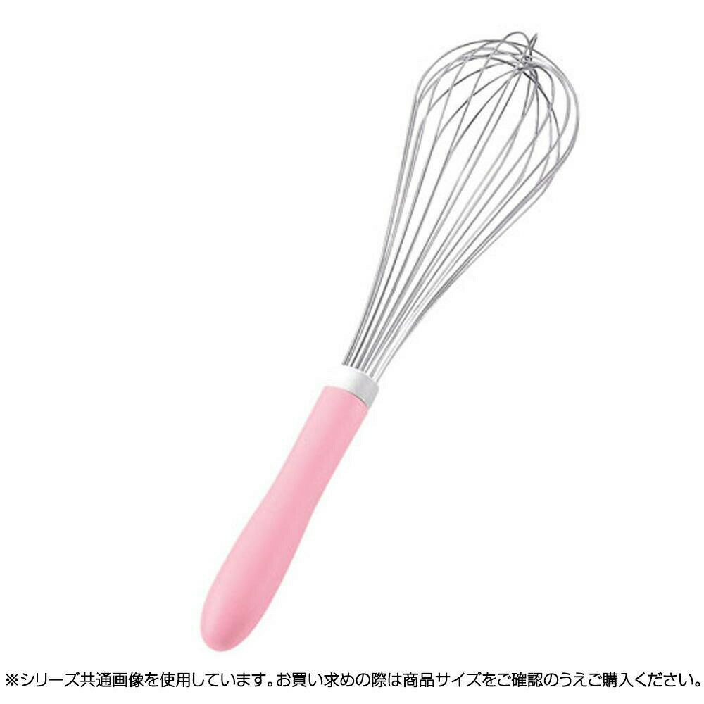 遠藤商事 TKG 抗菌カラーハンドル泡立 25cm ピンク BAW3201