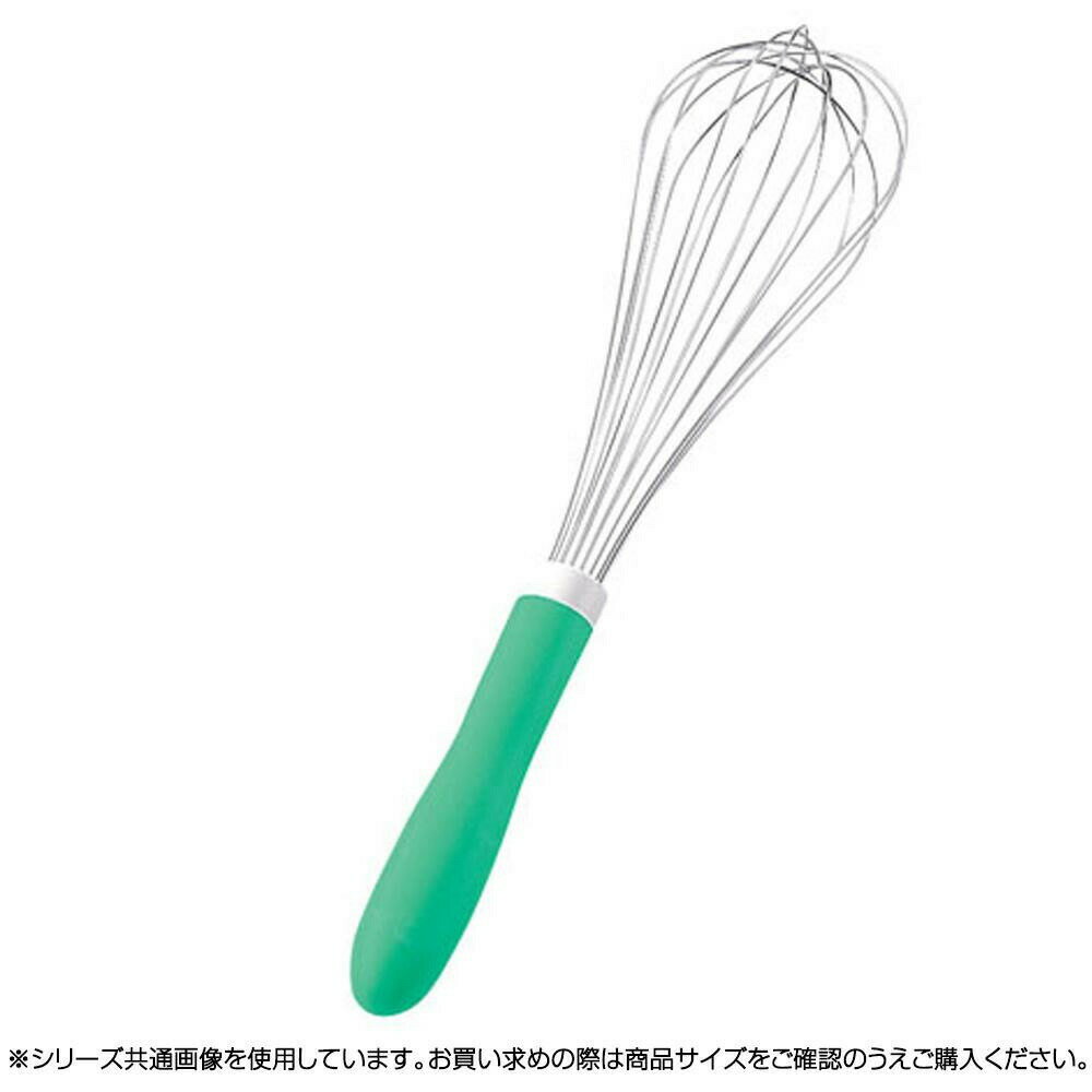 遠藤商事 TKG 抗菌カラーハンドル泡立 35cm グリーン BAW3211