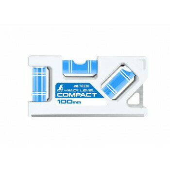 おすすめポケットに収まるコンパクトサイズですが、見やすい大型気泡管を採用しました。様々な角度から気泡管を見ることができます。高精度、高感度です。骨組みのアルミと一体化したフック穴はナスカンが取り付けられます。測定面はV字型溝付でパイプ測定もできます。サイズ100×51×16mm個装サイズ：13×6×2cm重量75g個装重量：80g素材・材質本体:ABS樹脂、アルミ 気泡管:アクリル樹脂 液体:石油系液仕様感度 0.35mm/m:0.0201度精度 ±1.0mm/m:±0.0573度以内生産国中国fk094igrjs