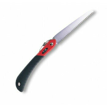 おすすめ替刃式折込鋸の定番です。工作用途に加え、生木も切れる園芸兼用タイプ。広範囲に使用できます。サイズ全長:407mm、収納時:235mm、刃長:180mm個装サイズ：25×8×2cm重量162g個装重量：181g素材・材質高炭素刃物鋼仕...