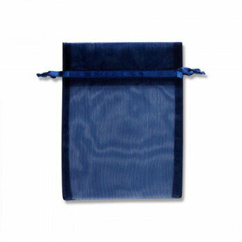 シモジマ HEIKO(ヘイコー) 008705038 オーガンジーバッグ M ネイビー 10枚入 1束