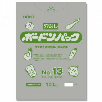 Pipe Type - シモジマ HEIKO(ヘイコー) 006763383 ボードンパック25 No.13 穴無 プラあり 100枚