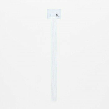 シモジマ 004711717 にんにくネット35cm白50P ムジトップラベル付 50本