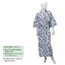 コべス 婦人スタンダードガーゼねまき(付袖) コン花柄 No.78 LL(4)
