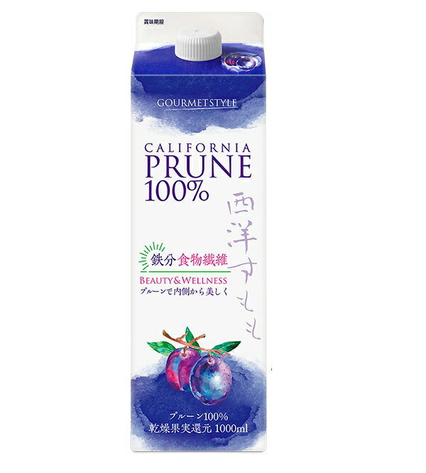 OYAMA　雄山　NPNF　プルーン100％　乾燥果実還元　プルグルト　1000ml×6本