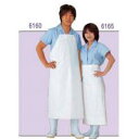 おたふく手袋 #6160 ウレタン前掛 胸付 白・ホワイト(4)