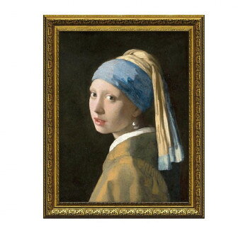 絵と額のセット絵と額がセットになった商品です。始めは物語画家として出発し、後に風俗画家へと転向していった作家です。静謐で写実的な迫真性のある画面は、綿密な空間構成と巧みな光と質感の表現に支えられています。サイズ外寸:W59×H74×D2.5cm個装サイズ：59.0×74.0×2.5cm重量約1.7kg個装重量：1700g素材・材質樹脂フレーム仕様作家:フェルメール(オランダ男性作家)絵の表面:特殊ゲル加工生産国日本fk094igrjs