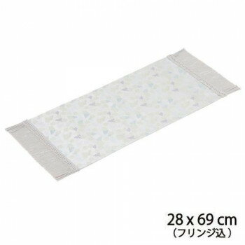 川島織物セルコン グレープリング 織りセンター 28×55cm HP1101 GR・グレー