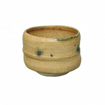 清風 黄瀬戸筒型 小抹茶 MW88-H01