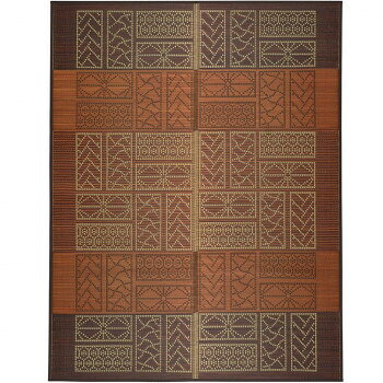 い草センターラグ(裏貼り) 伊勢(いせ) 約176×220cm ブラウン 81938811