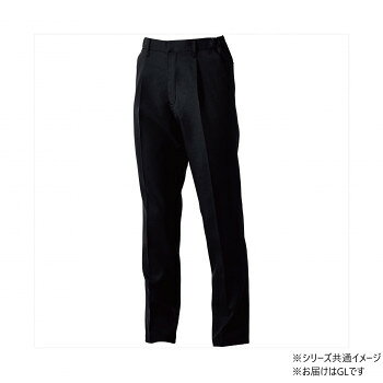 桑和 9522-09 スラックス(ワンタック.脇ゴム) GLサイズ ブラック(4) SOWA