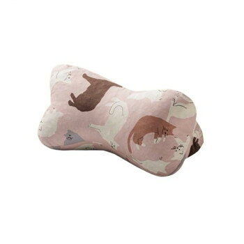 Muatsu Pillows - 日本製　ほね枕　ねこ柄　PK　17×35cm　1195620221618