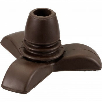 ナカバヤシ RQステッキ3点式つえ先ゴムLサイズ ブラウン RQS-GM3BR