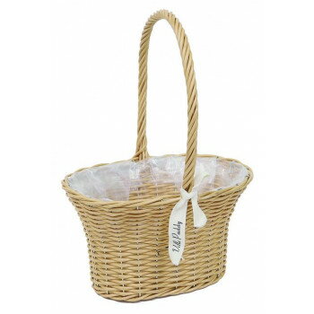 村田屋産業 PPラタンバスケット 舟形 Natural M 3191