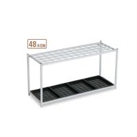 オフィス、レストラン、店舗、銀行、病院、施設などに。シンプルで使いやすい、折りたたみ式の傘立てです。サイズW100×D37×H50.5cm個装サイズ：12×102×83cm重量約7700g個装重量：7700g素材・材質本体:スチールに粉体塗...