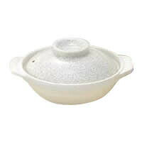 Clay Pots - 38-11091 萬古焼　銀峯貫入　9号浅鍋