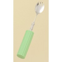 曲げ曲げハンドル・シリコンスポンジ付 スプーン・フォーク兼用小 2本セット スポンジ大タイプ R-24/SS-28