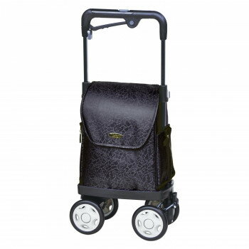 アイカート ウォーキングキャリー ネオ ローズブラック No.833 ショッピングカート(横押しカート)