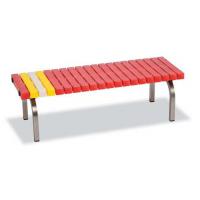 テラモト　ホームベンチ　ステン1200　　黄