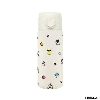 たまごっちデザインのワンプッシュボトルたまごっちデザインのステンレス製ワンプッシュボトルです。サイズW65×D65×H184mm個装サイズ：11×11×18cm重量204g個装重量：300g素材・材質本体:ステンレス鋼蓋:ポリプロピレンロック開閉ボタン:ABS樹脂・POM樹脂パッキン:シリコ-ンゴム仕様容量:350ml保温効力:86度以上(約1時間)、62度以上(約6時間)保冷効力:9度以下(約6時間)(C)BANDAI生産国中国fk094igrjs