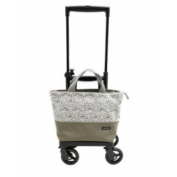 シェニール織トート 横押カート グレー CH290351D01