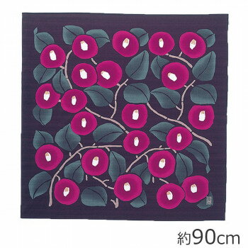 山田繊維 むす美 風呂敷(ふろしき) 二四巾 竹久夢二 つばき アズキ 21181-204
