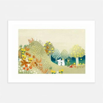MOOMIN ムーミン ポスター 21×30 Jungle in the Moominvalley PTR040002