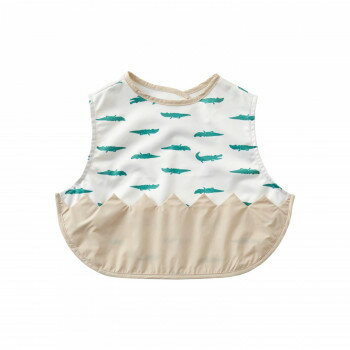 もぐもぐ防水エプロン ワニ GR K60-10612