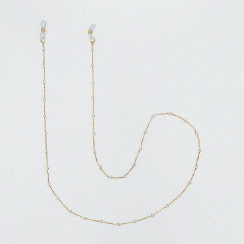 フラワーリング グラスコード パールチェーン ゴールド AAG0025-GD