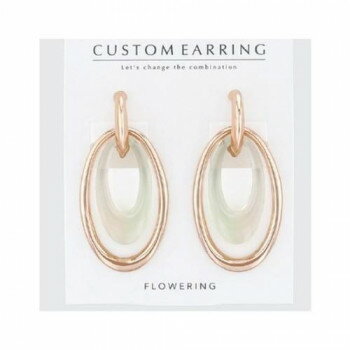 フラワーリング カスタムイヤリング PG・ピンクゴールド AER0596-PG