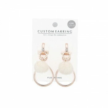 フラワーリング カスタムイヤリング PG・ピンクゴールド AER0597-PG