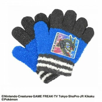 ポケットモンスター(ポケモン) 黒いレックウザ 幼児用手袋(トドラー) ブルー(5) PM4177125